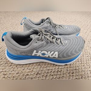 Hoka Gaviota 5 Shoes Mens Size 13D Gray Running Stability Cushioned Sneaker